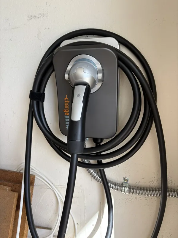 ChargePoint Level 2 home EV charger installation